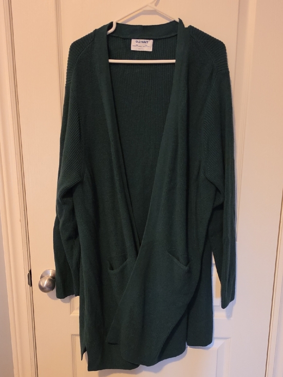 Old Navy Sweaters - Old Navy Dark Green Open-Front Women's Cardigan Sweater
